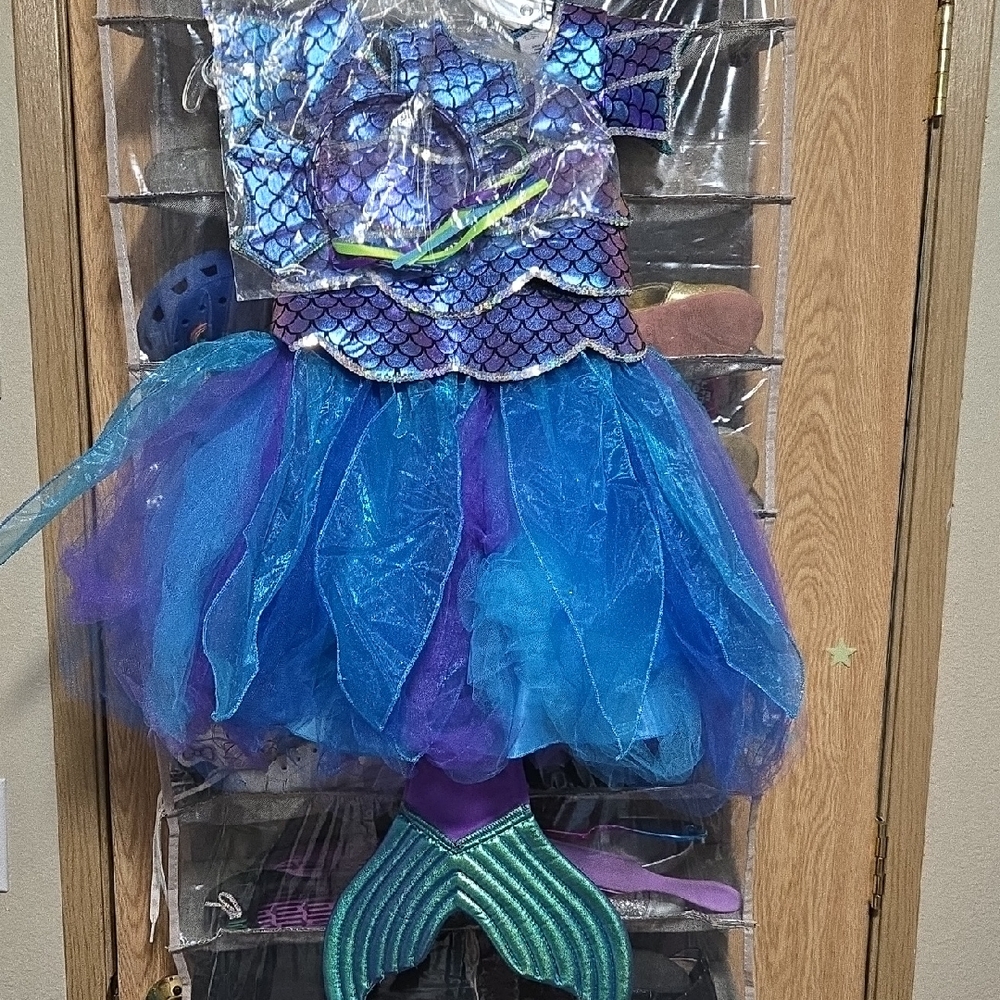 Mermaid Costume for Kids - Blue and Purple